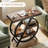 Set Of 2 End Table For Living Room, Wood Narrow Sofa Side Table With Storage And Metal Frames-582399097