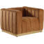Fauteuil en velours de 38,5 po Tyneside-2008586154