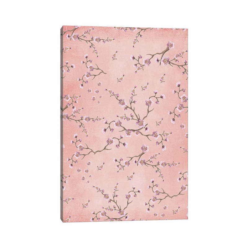 «Sakura Love Blush VI» par Monika Strigel, impression sur toile tendue, H 26 po x l 18 po x 1,5 po