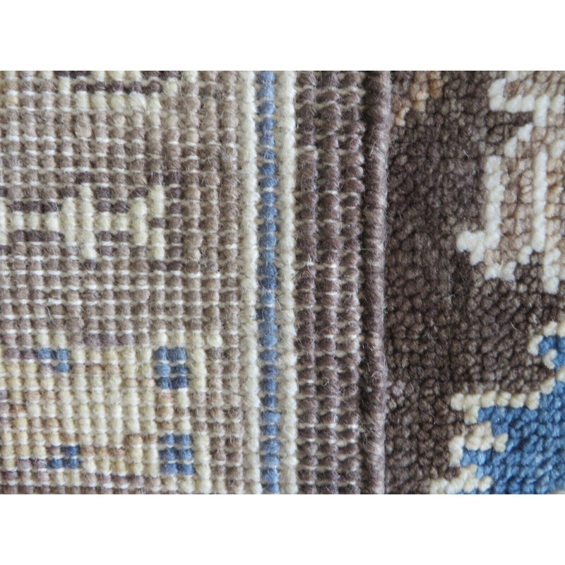 One-of-a-Kind 3'1" x 15'11" Rectangle Wool Area Rug in Brown