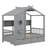 Lompico Wooden House Bed-1987714056-1987714055
