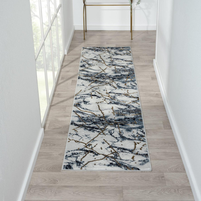 Madilin Abstract Indoor Rug, Runner 2' x 7'