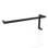 Mimas 54.5 in. x 78 in. Fully Frameless Glass Hinge Towel Bar Shower Door