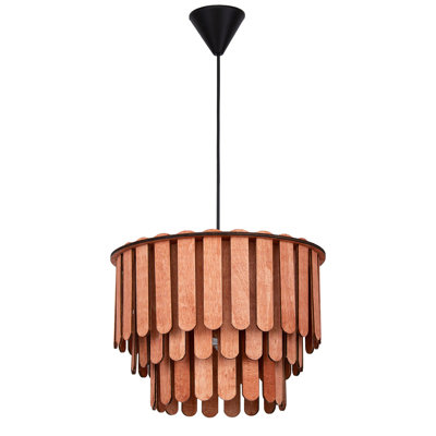 1 - Light Black Unique/Statement Pendant