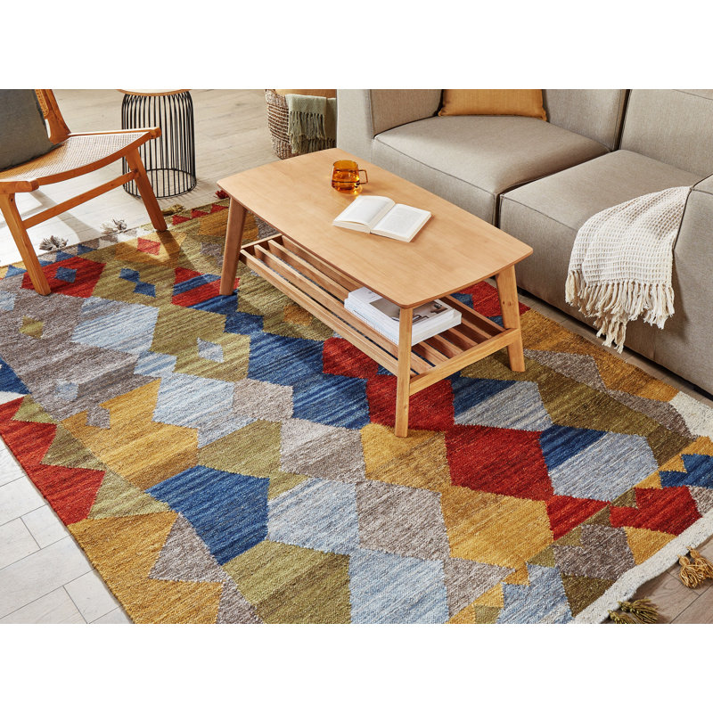 Canella Geometric Hand Woven Area Rug, Rectangle 160 x 230cm