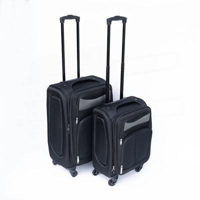 (20 + 24) Ensemble de valises en deux pièces Valise à roulettes Oxford sans verrou universel