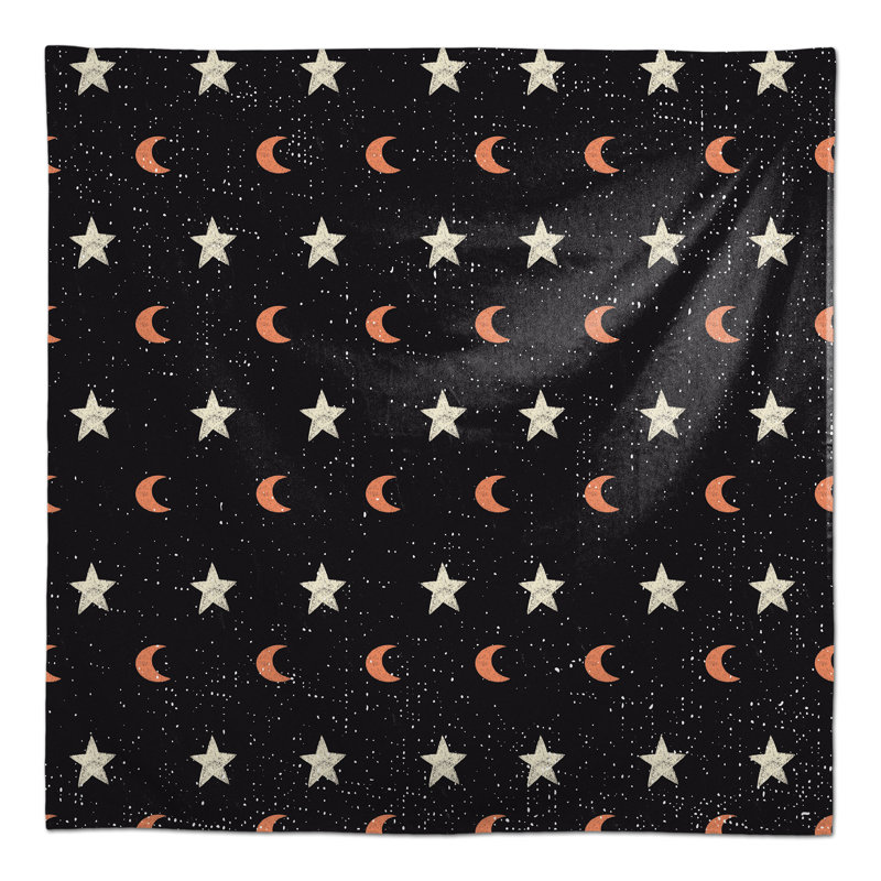 Star And Moon Pattern Tablecloth