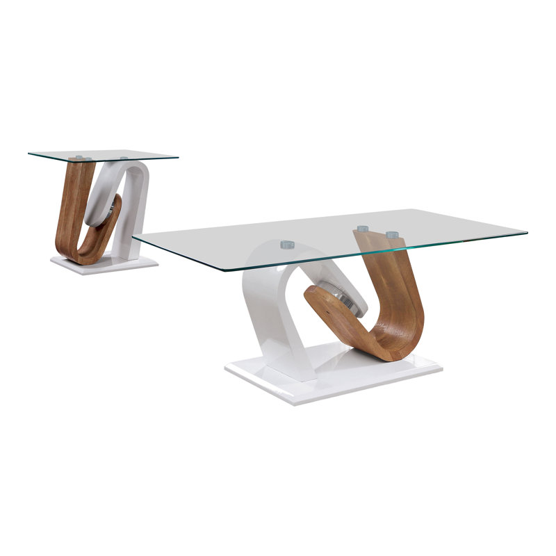 Ensemble de tables basses 2 pièces Tolzmann