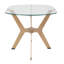 Table de bout en verre Fleischmanns