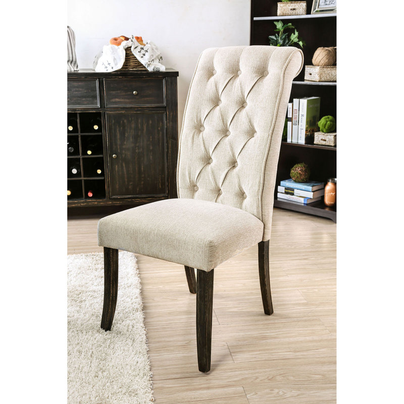 Ensemble repas pour 4 personnes Ausencio, Noir antique, Beige / noir antique