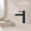 Robinet pour salle de bain à un trou et poignée simple-107439079