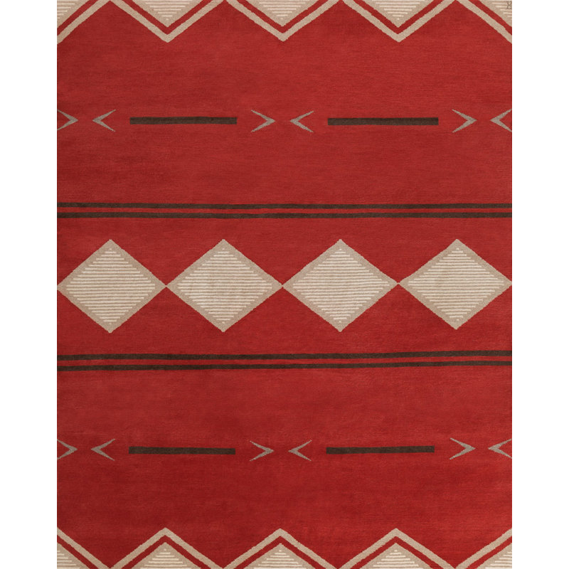 Mesa Wool Southwestern Area Rug, Rectangle 5' x 7'