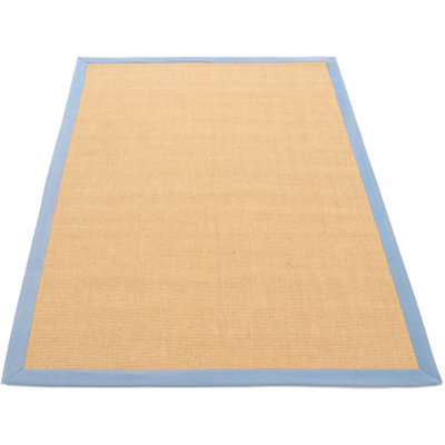 Sisal Hand Woven Blue Rug