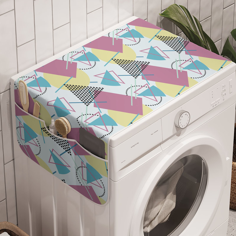 Ensemble de 2 bacs à linge East Urban Home Retro 47 po x 18,5 po