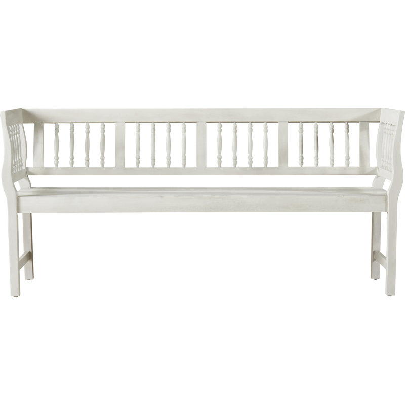 Dametta Bench, Antique White