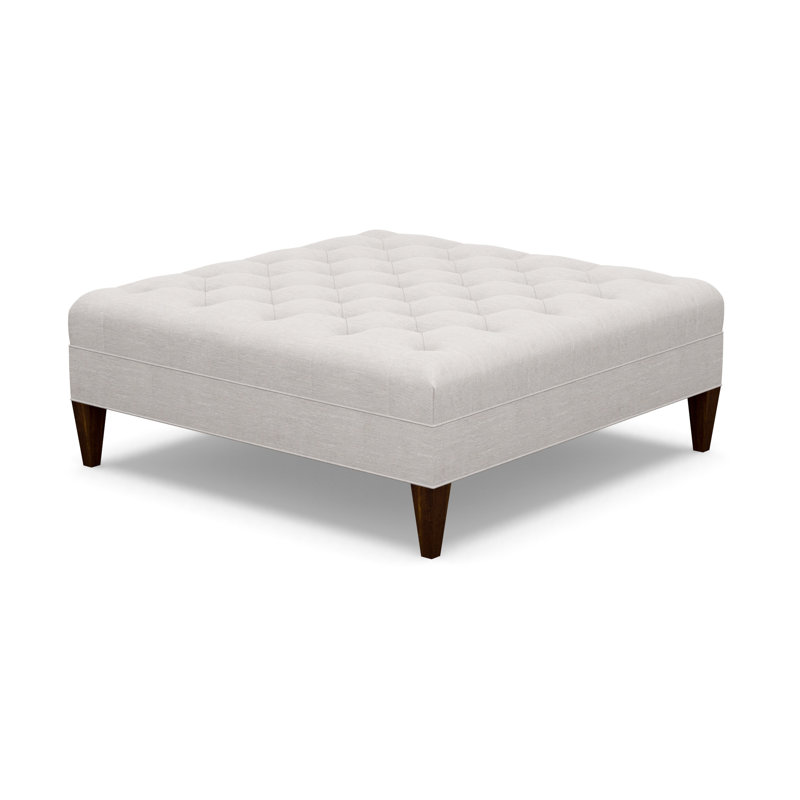 Square Ottoman, Walnut, 9637-82