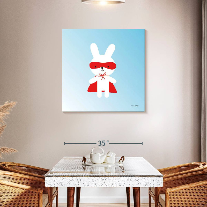 Ashelle Rabbit Super Hero, H 36 po x l 36 po