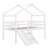 Twin Low Loft House Bed With Slide, Ladder, Safety Guardrails-106752979