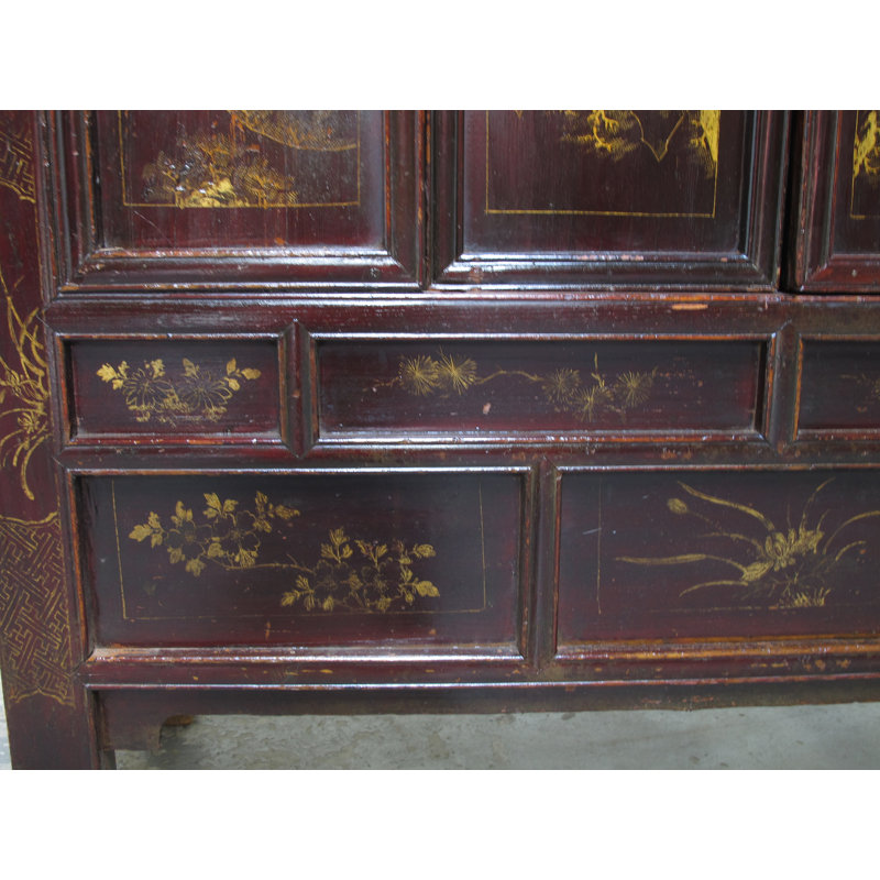 Antique Chinese Chinoiserie-Style Cabinet