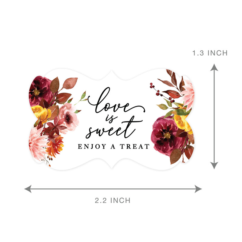 «Love Is Sweet Enjoy a friandise»