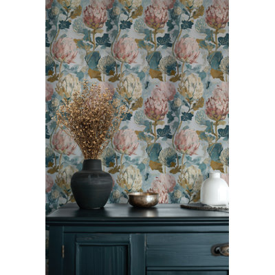 Papier peint floral floral