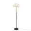 Lampe de table en céramique texturée avec abat-jour cannelé Serin