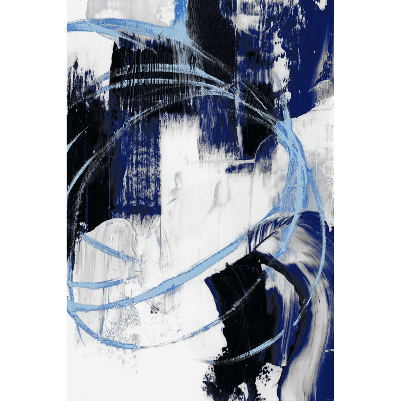 Indigo Interlude II by Ethan Harper - Painting Print, 30cm H x 20cm W, Wrapped Canvas