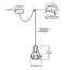 Celestyn 1 - Light Black Cluster Pendant-189606205