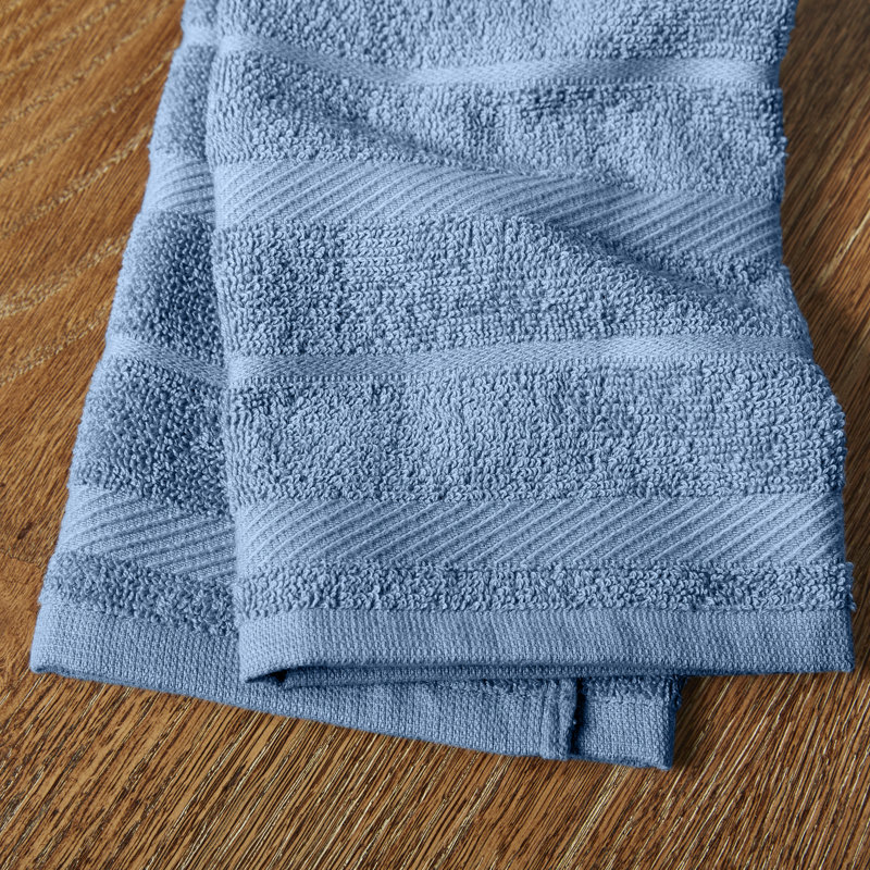 KITCHENAID Albany Kitchen Towel 4-Pack Set, 16"x26", Blue