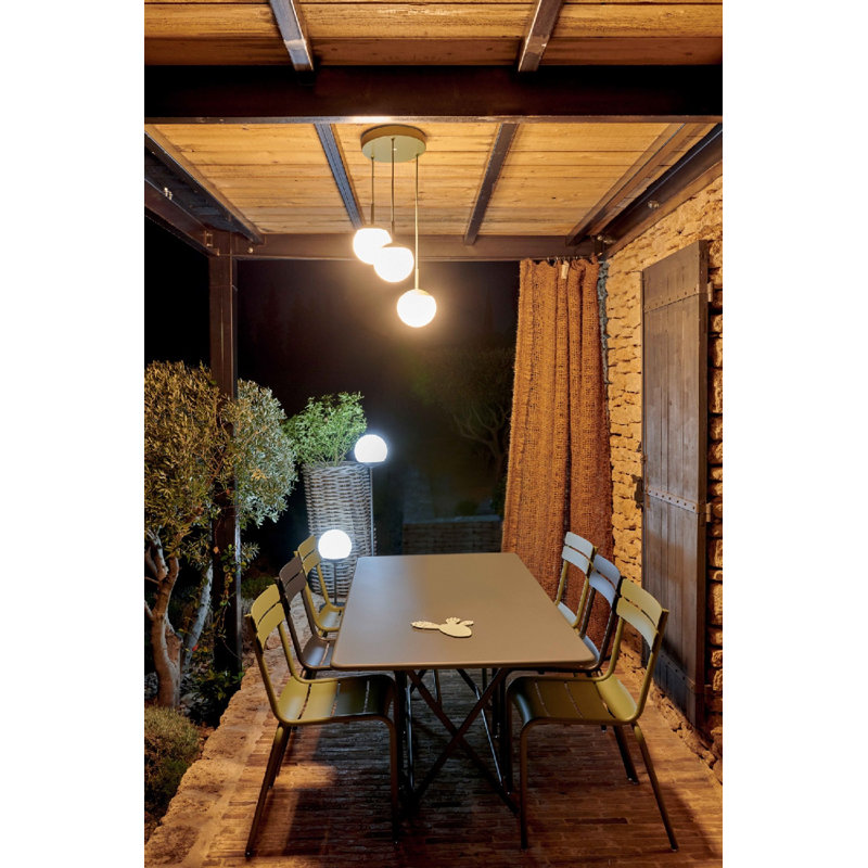 Luxembourg Outdoor Dining Side Chair, Cactus, 2