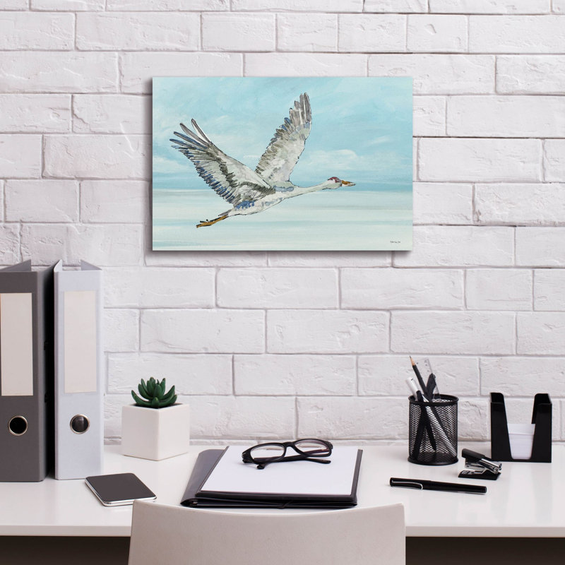 «In Flight 2» par Stellar Design Studio, art mural sur toile, H 12 po x l 18 po x P 0,75 po