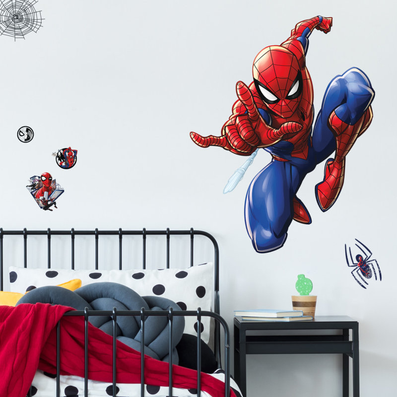 Spider-Man Giant Peel and Stick Repositionable Wall Decal Set