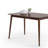 47 Inch Dining Table, Solid Wood Kitchen Table, Easy Assembly, Espresso