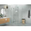 Halo 40 in. x 41 in. x 78 in. 90-degree Fully Frameless Glass Hinged Shower Enclosure-1955826949