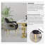 Chaise de salle à manger revêtue de velours Mansel-1267803165-1267803160