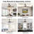 Retractable Ceiling Fan With Light, Modern Led Chandelier Fan With Remote Control, 6 Speed Adjustable Blades, Quiet Dc Motor, Dimmable Lighting For Living Room, Bedroom, Dining Room