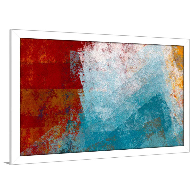 Matthew 6: 21 «Where Is Your Treasure» - peinture, H 21,5 po x l 27,5 po x P 0,75 po, Cadre blanc