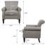 Faux Leather Armchair-551022254