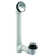 Sch. 40 PVC Tip-Toe Bathtub Leg Drain Assembly with One-Hole Overflow