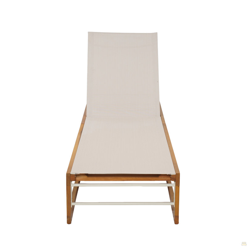 Chaise longue, Beige