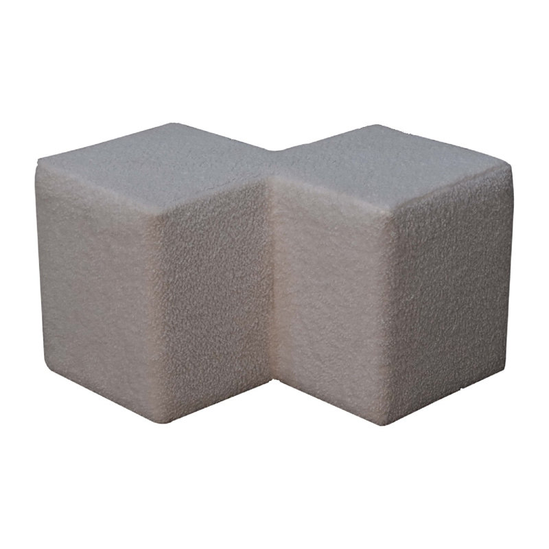 Lonepine 85 cm W Cotton Blend Footstool