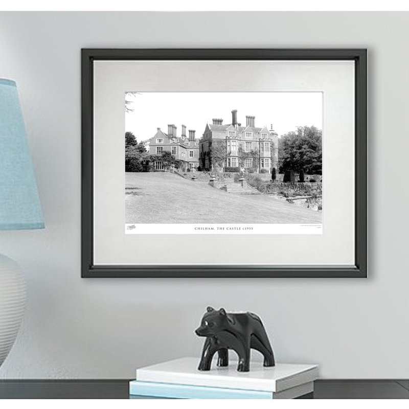 Chilham, The Castle C1955 - Single Picture Frame Print, 45cm H x 60cm W x 2.3cm D