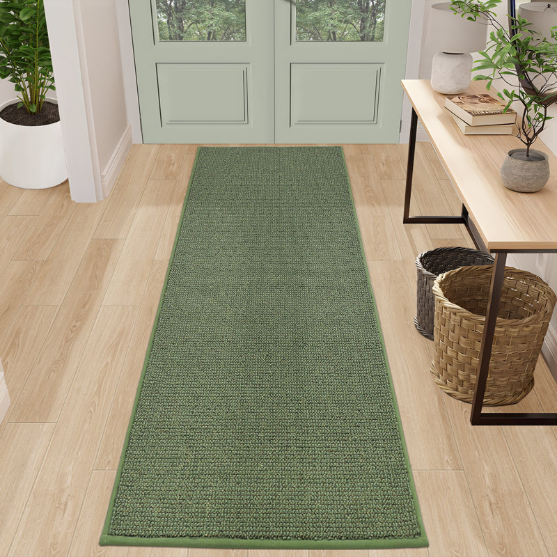 Solid Colour Area Rug, Runner 61cm x 152.4cm