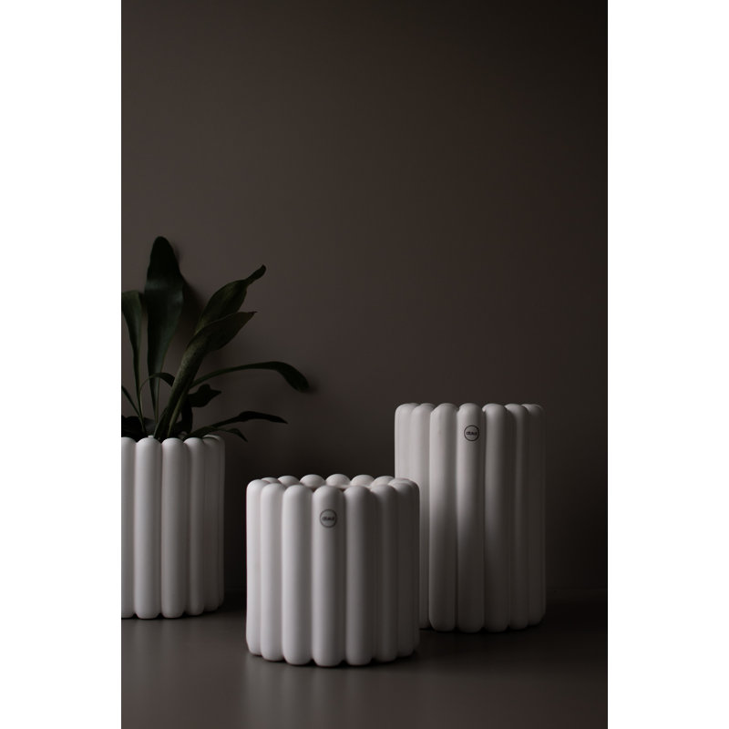 Ceramic Table Vase, 10.63" H x 7.48" W x 7.48" D