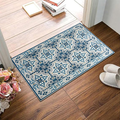 Oriental Machine Tufted Shag Area Rug