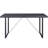 Black Dining Option, Rectangular, Stable Sled Base For A Long-lasting Table Sleek Occasions,