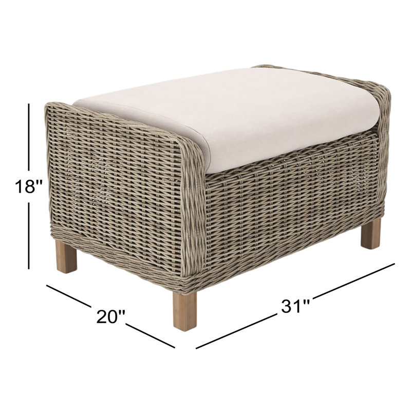 Repose-pieds avec coussin Kells