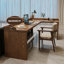 Bureaux en bois massif en L noyer clair-107727418-107727419