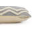 Contemporary Gray Chevron Overtufted Cotton Throw Pillow Set