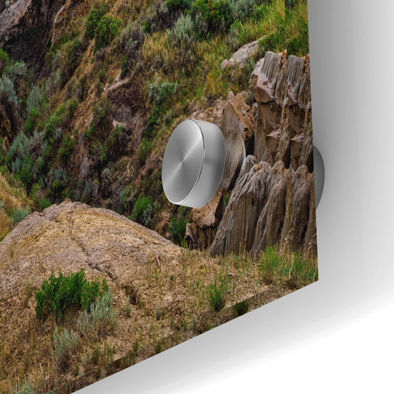 Art mural en verre Latitude Run® «Oxbow Overlook» par Rick Berk, H 24 po x l 36 po x P 0,2 po